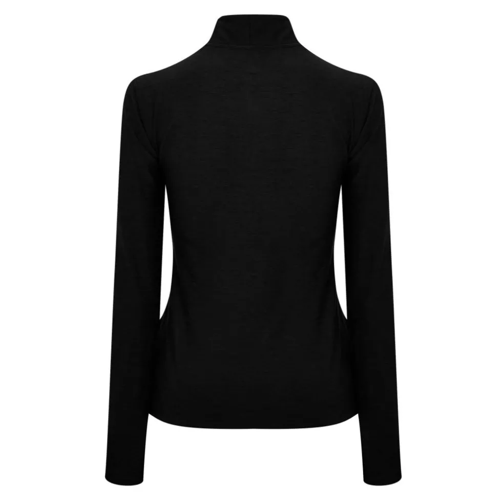 Womens Running Space Dye Quarter Zip
