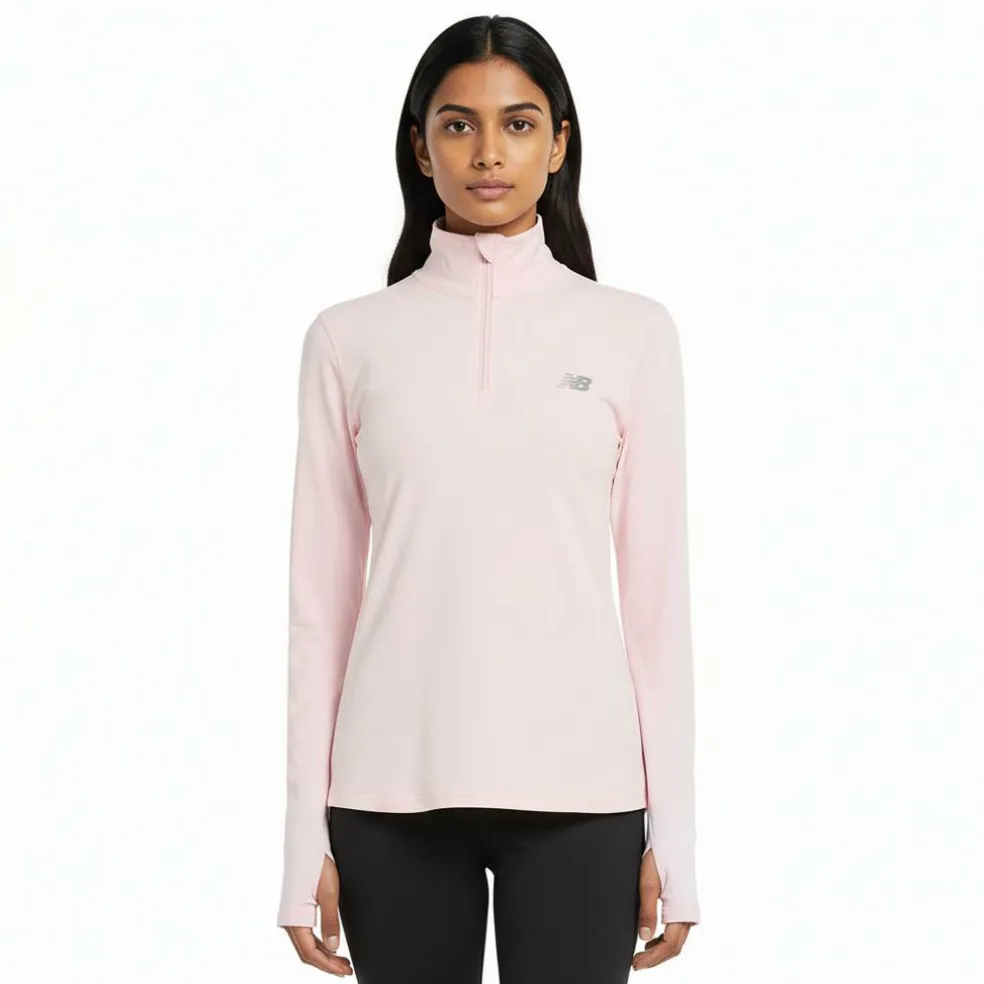 Womens Running Space Dye Quarter Zip