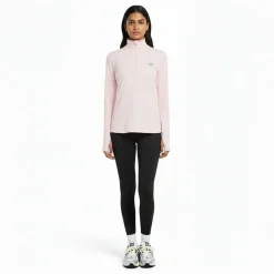 Womens Running Space Dye Quarter Zip