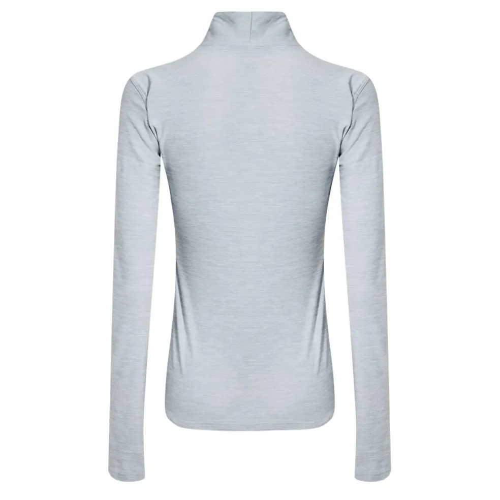 Womens Running Space Dye Quarter Zip