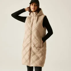 Womens Rurietta Water-Repellent Hooded Gilet