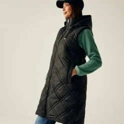 Womens Rurietta Water-Repellent Hooded Gilet