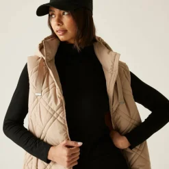 Womens Rurietta Water-Repellent Hooded Gilet