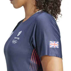 Women's Rutee Team GB Short Sleeve Performance Gym Top