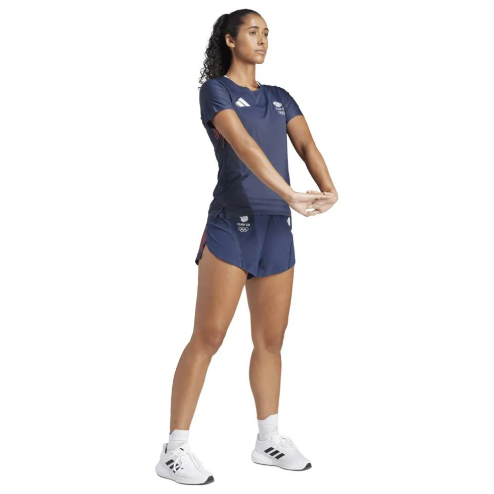 Women's Rutee Team GB Short Sleeve Performance Gym Top