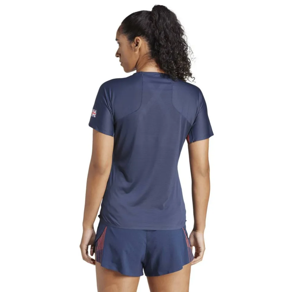 Women's Rutee Team GB Short Sleeve Performance Gym Top