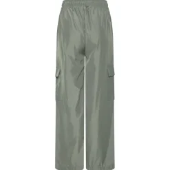 Womens Satin Cargo Open Hem Fleece Jogger