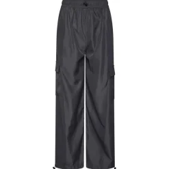 Womens Satin Cargo Open Hem Fleece Jogger