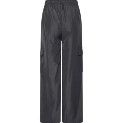 Womens Satin Cargo Open Hem Fleece Jogger
