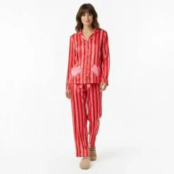 Women's Satin Long Sleeve Pyjama Sets