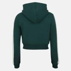 Women's Script Cotton Long Sleeve Oversized Fit Zip Hoodie