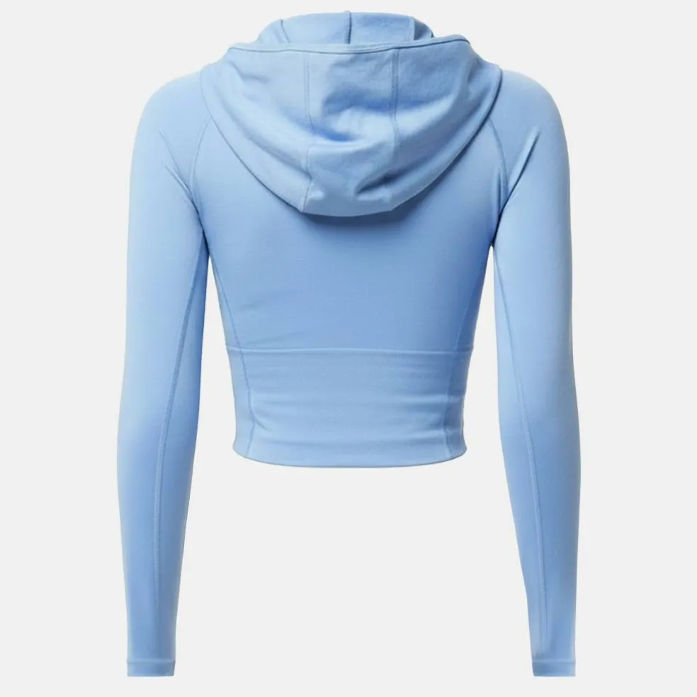 Women's Seamless Definition Cropped Long Sleeve Performance Training Jacket