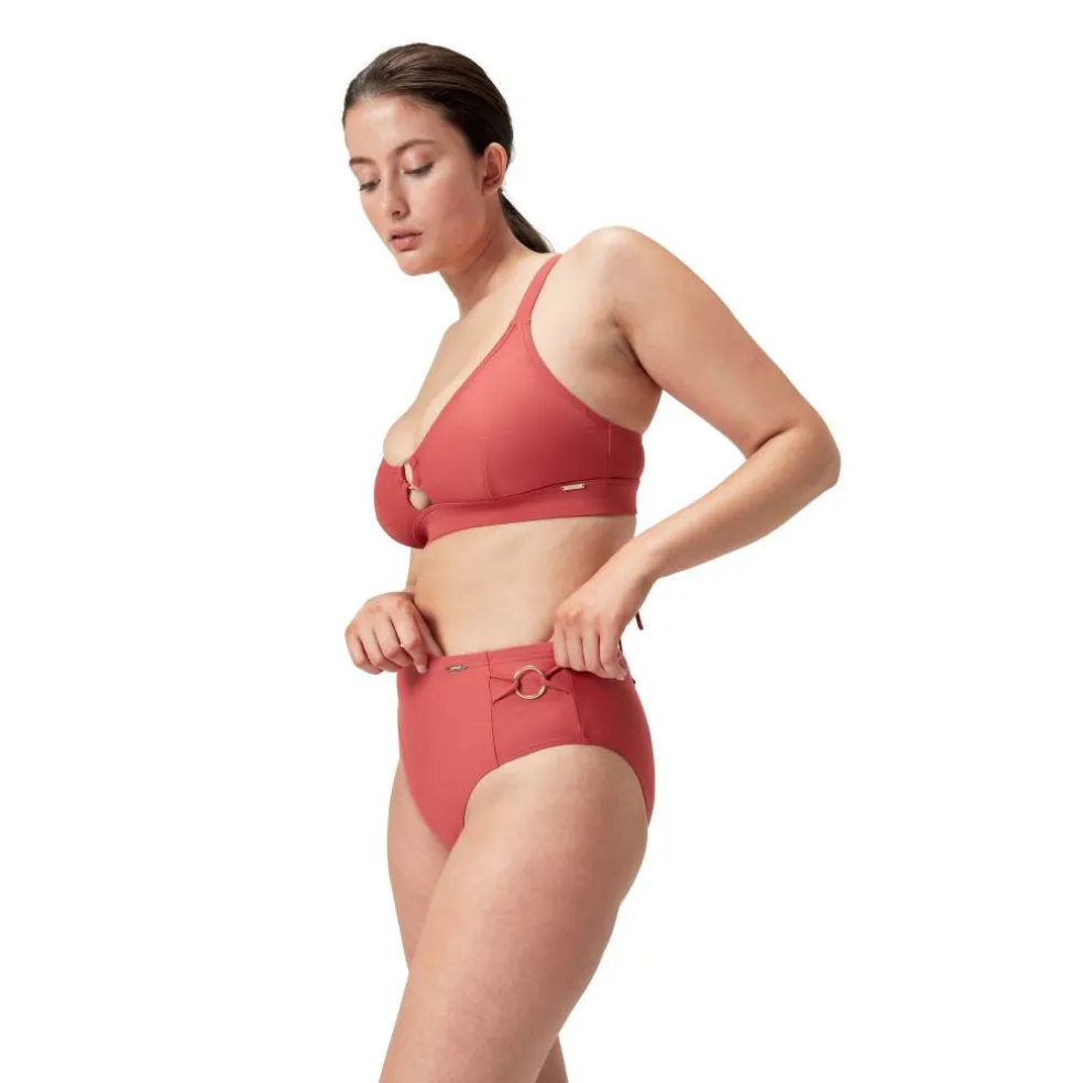 Women's Shaping High-Waisted Performance Bikini Bottom