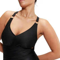 Womens Shaping V Neck 1 Piece