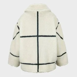 Women's Sherling Long Sleeve Short Puffer Jacket