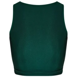 Women's Shiny Yoga Scribble Crop Top