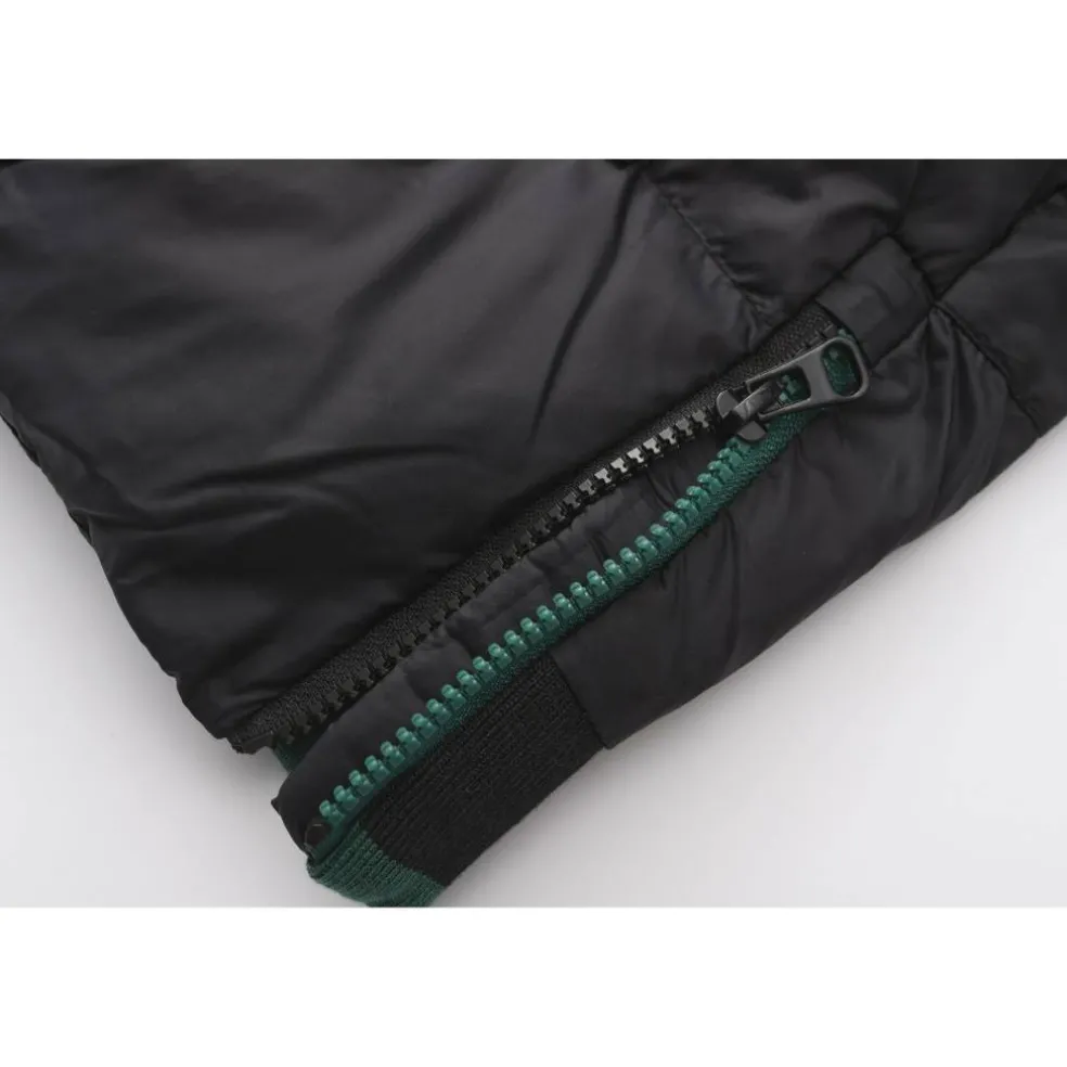 Women's Short Duck Down Funnel Neck Long Sleeve Down Jacket