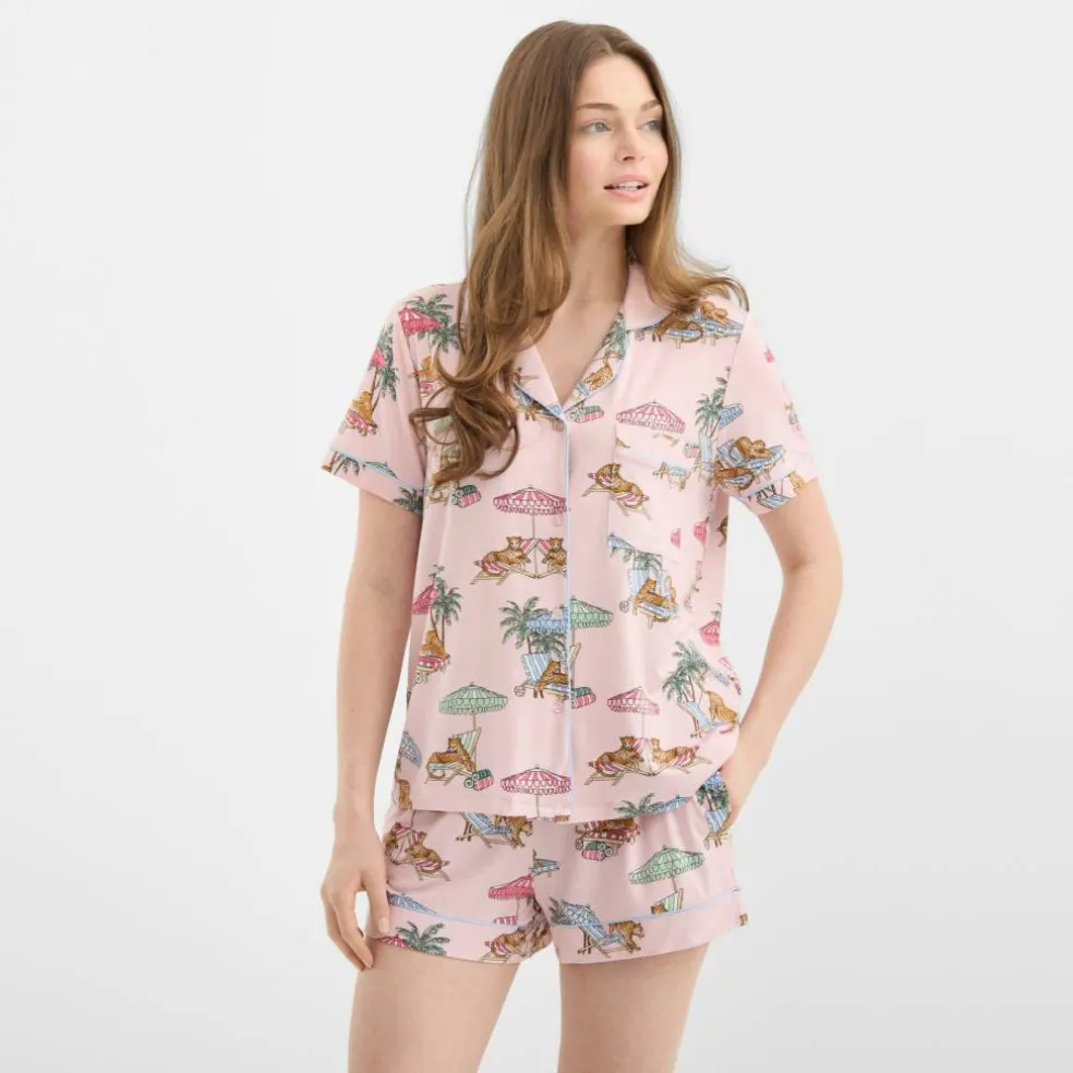 Women's Short Sleeve Pyjama Set