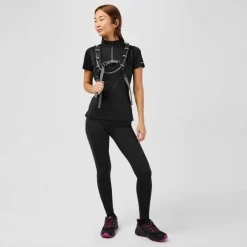 Womens Short Sleeve 1/4 Zip T-Shirt