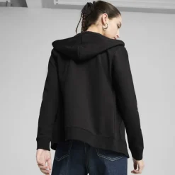 Women's Single Cat Full-Zip Hoodie