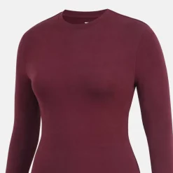 Women's Slaz Ess Cotton Slim Fit Long Sleeve T-Shirt
