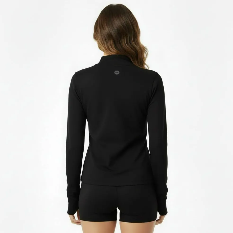 Women's Slim Fit Zip Collar Performance Tracksuit Top