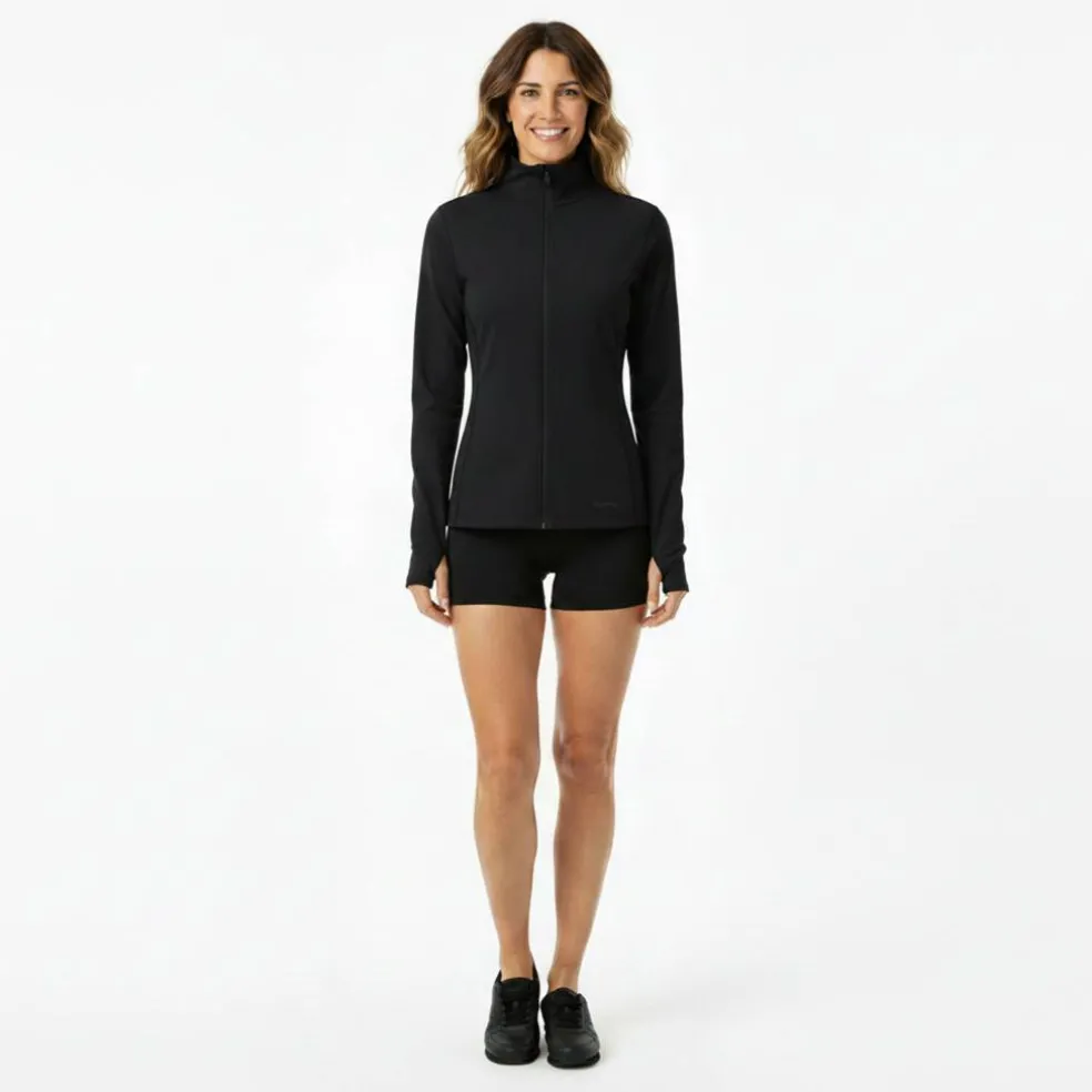 Women's Slim Fit Zip Collar Performance Tracksuit Top