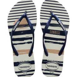 Women's Slim Nautical Flip Flops