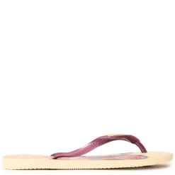 Women's Slim Princess Beige Flip Flops