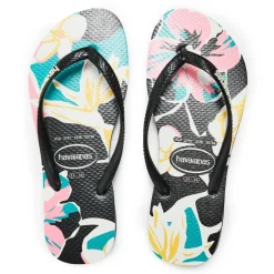 Women's Slim Print Flip Flops