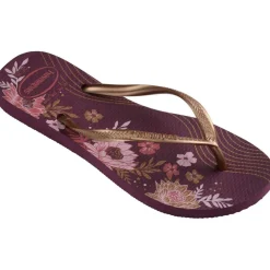 Women's Slim Print Flip Flops