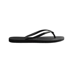 Women's Slim Sparkle White Flip Flops