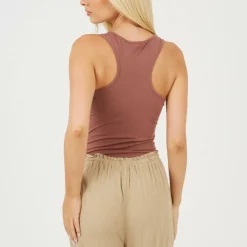 Womens Soft Jersey Racer Back Bodysuit