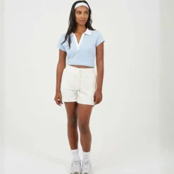 Womens Soft Jersey Shorts with Drawstring Waist