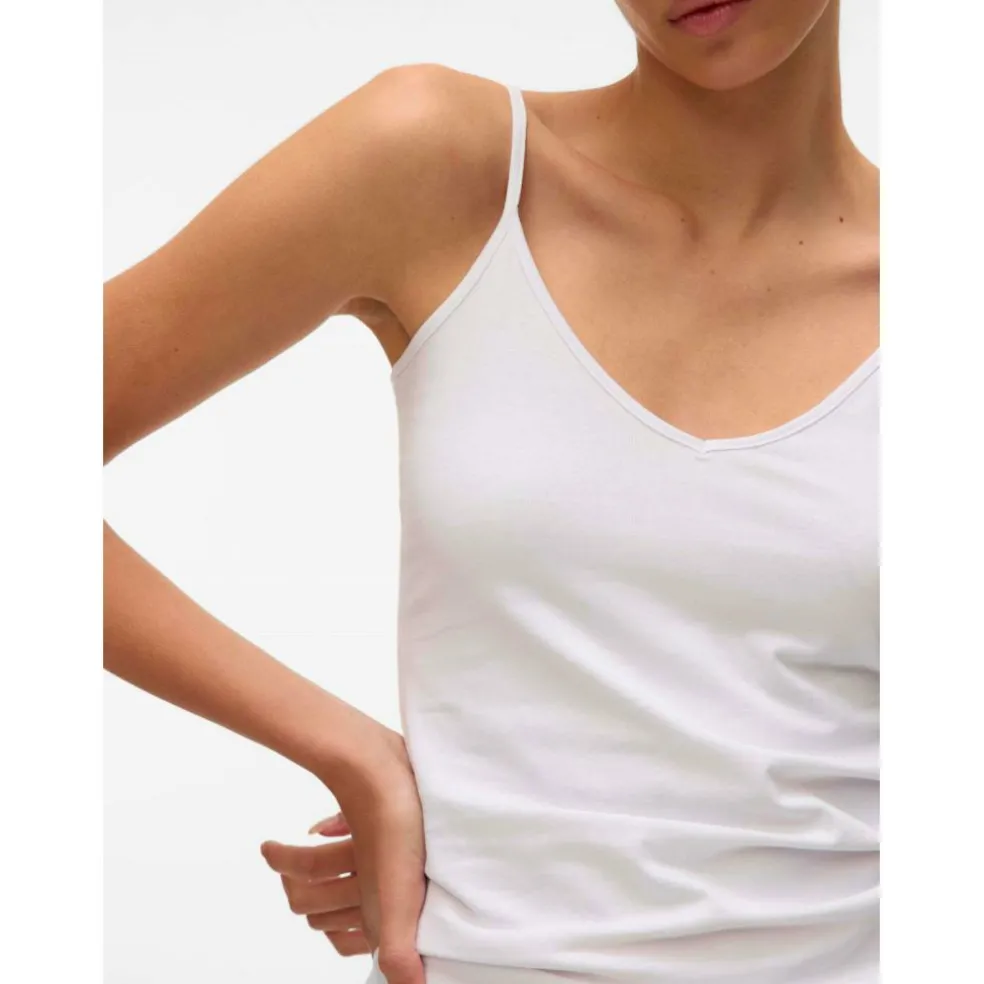 Women's Soft V Singlet Cami Top
