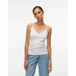 Women's Soft V Singlet Cami Top