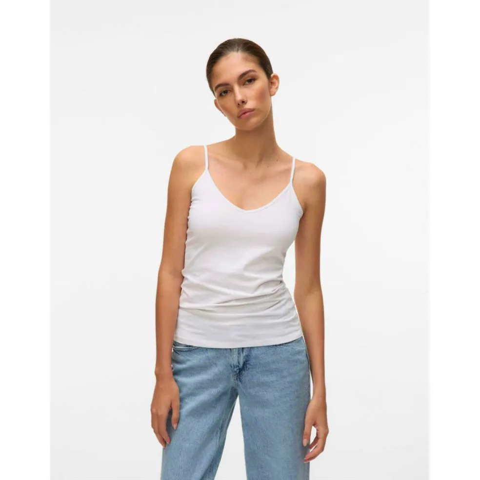 Women's Soft V Singlet Cami Top