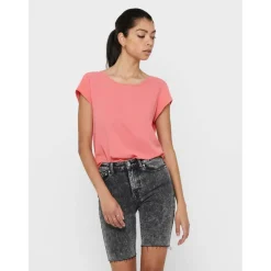 Women's Solid Short-Sleeve Blouse