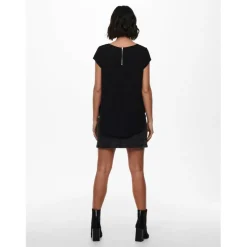 Women's Solid Short-Sleeve Blouse