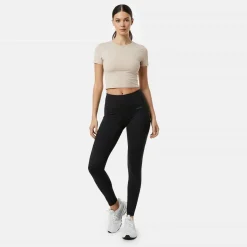Women's Sophie Habboo Cropped Short-Sleeve Performance Gym Top