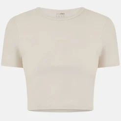 Women's Sophie Habboo Cropped Short-Sleeve Performance Gym Top