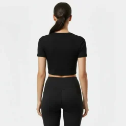 Women's Sophie Habboo Cropped Short-Sleeve Performance Gym Top