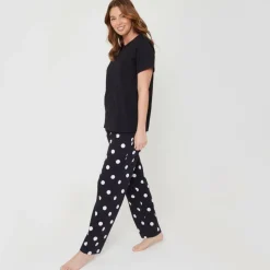 Women's Spotty Short-Sleeve Pyjama Set
