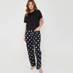 Women's Spotty Short-Sleeve Pyjama Set
