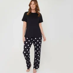Women's Spotty Short-Sleeve Pyjama Set