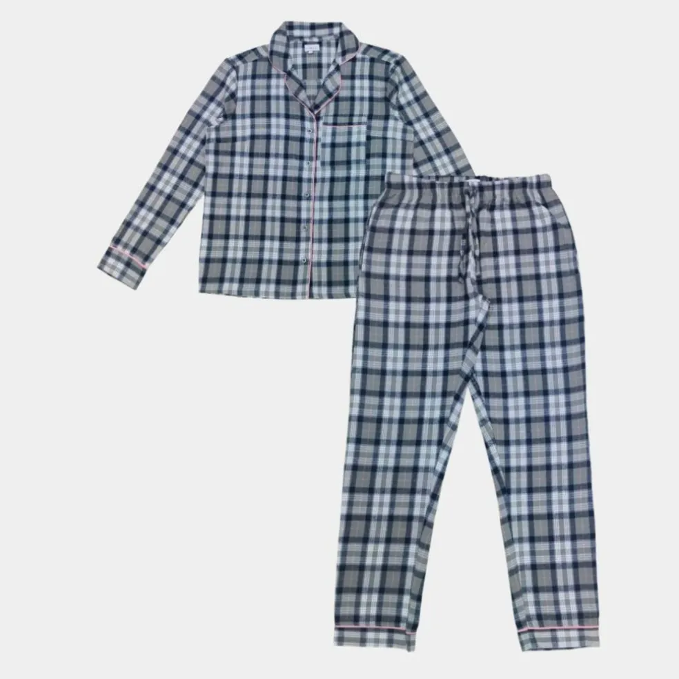 Women's Star Cotton Long Sleeve Pyjama Set