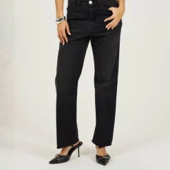 Womens Straight Leg Denim Jeans