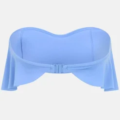 Womens Strapless Bikini Top with Frill