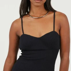 Womens Strappy Puff Bust Mini Dress with Sweetheart Neckline