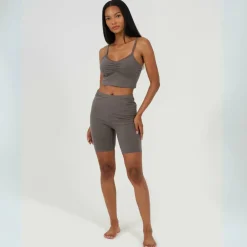 Womens Strappy Vest & Shorts Lounge Set